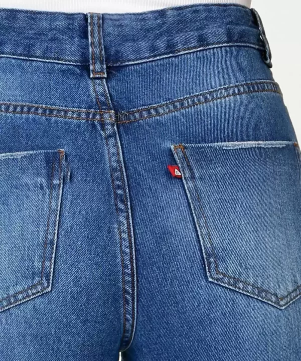 Calca Jeans Destroyed Boot Cut Feminina 10054561229 C5